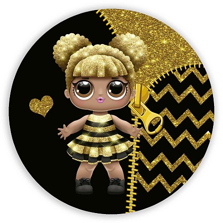 Capa Painel Redondo Sublimado - Lol Surprise