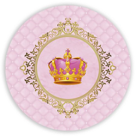 Capa Painel Redondo Sublimado - Coroa