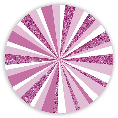 Capa Painel Redondo Sublimado - Geometrico