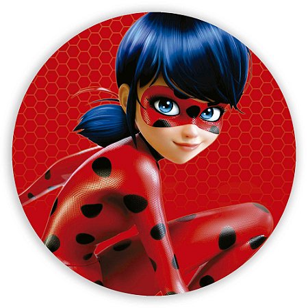 Capa Painel Redondo Sublimado - Ladybug