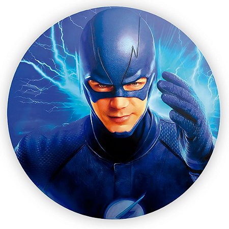 Capa Painel Redondo Sublimado - The Flash