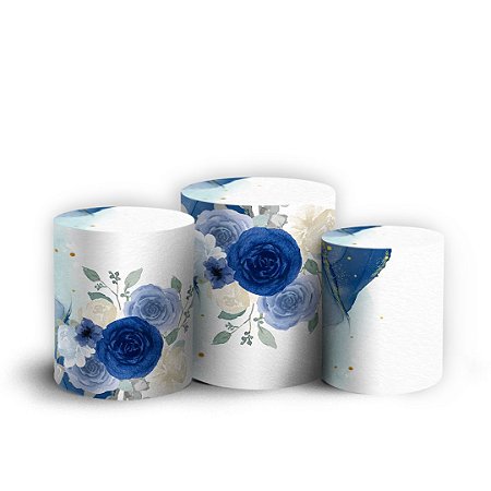 Capas Trio Cilindro Sublimado Vest Facil - 15 Anos