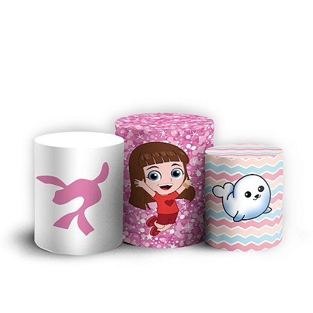 Capas Trio Cilindro Sublimado Vest Facil - Luccas Neto