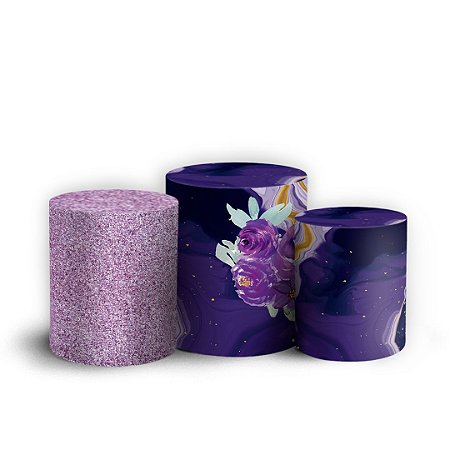 Capas Trio Cilindro Sublimado Vest Facil - 15 Anos