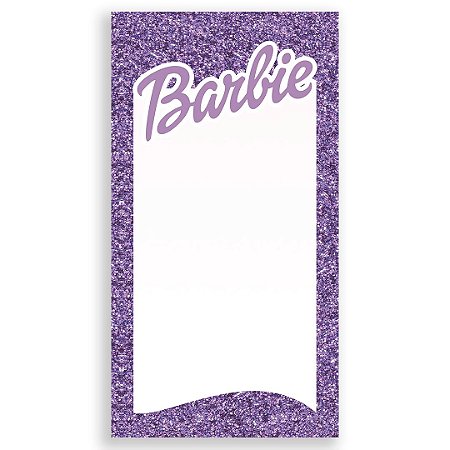 Capa Faixa Lateral Sublimado - Barbie