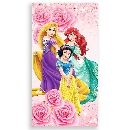 Capa Faixa Lateral Sublimado - Princesas