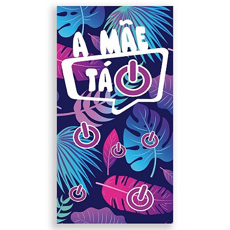 Capa Faixa Lateral Sublimado - A Mãe ta On