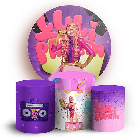 Capas Painel Redondo e Trio Cilindro Sublimado - Luli Pampin