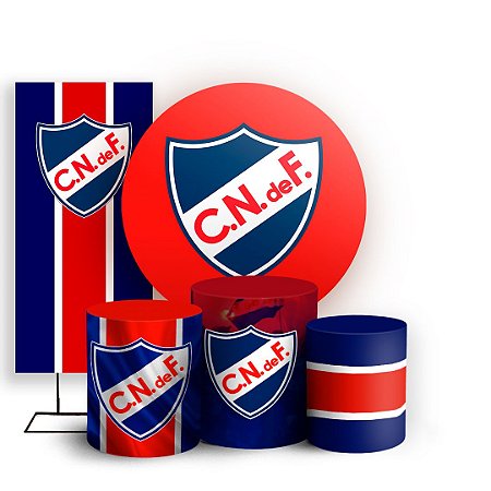 Capas Painel Redondo Trio Cilindro e Faixa Lateral Sublimado - Nacional Uruguai