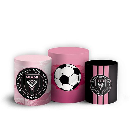 Capas Trio Cilindro Sublimado Vest Facil - Inter Miami