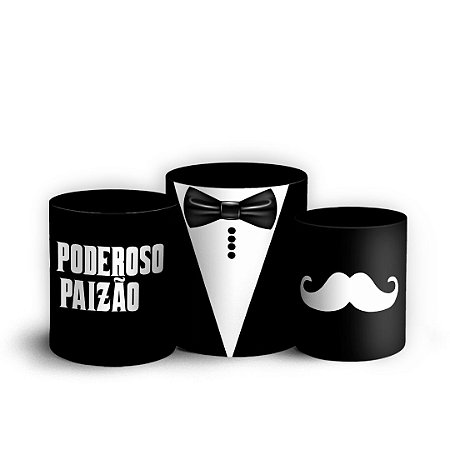 Capas Trio Cilindro Sublimado Vest Facil - Dia dos Pais