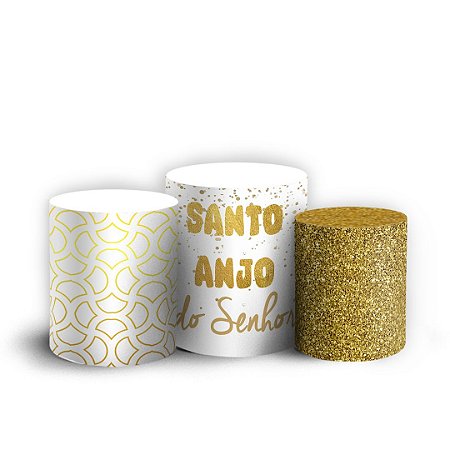 Capas Trio Cilindro Sublimado Vest Facil - Batizado