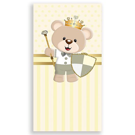 Capa Faixa Lateral Sublimado - Príncipe Urso