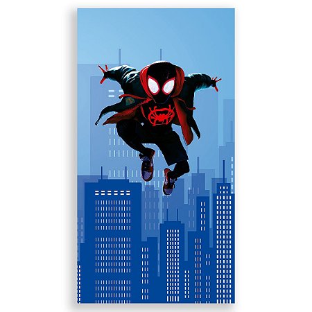 Capa Faixa Lateral Sublimado - Homem Aranha no Aranhaverso