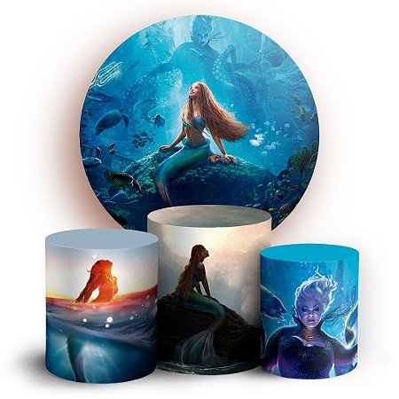 Capas Painel Redondo e Trio Cilindro Sublimado - Ariel Filme