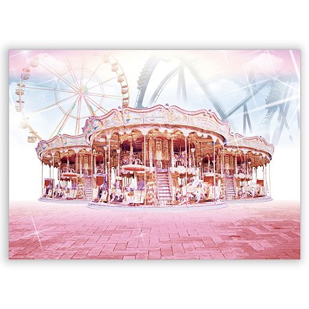 Capa Painel Retangular Sublimado - Carrossel