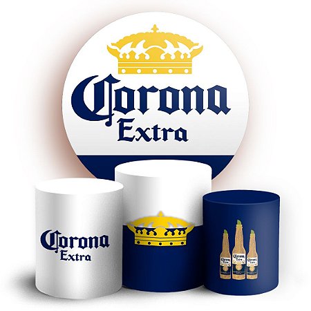 Capas Painel Redondo e Trio Cilindro Sublimado - Corona