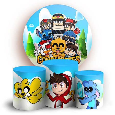 Capas Painel Redondo e Trio Cilindro Sublimado - MikeCrack