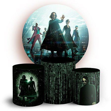 Capas Painel Redondo e Trio Cilindro Sublimado - Matrix