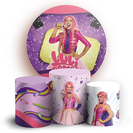 Capas Painel Redondo e Trio Cilindro Sublimado - Luli Pampin