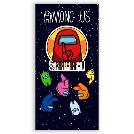 Capa Faixa Lateral Sublimado - Among Us