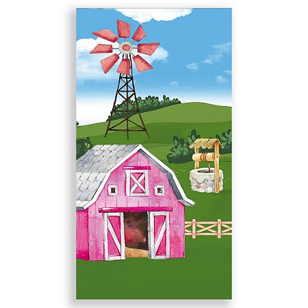 Capa Faixa Lateral Sublimado - Fazendinha Trator