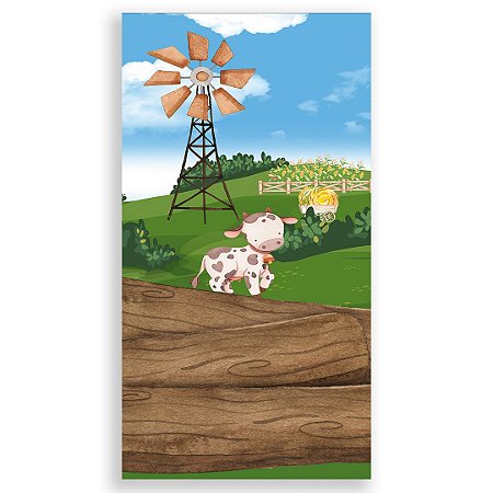 Capa Faixa Lateral Sublimado - Fazendinha Trator