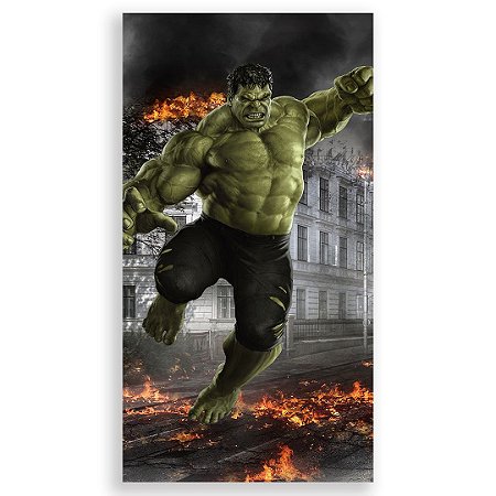 Capa Faixa Lateral Sublimado - Hulk