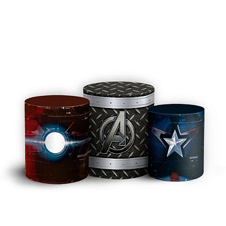 Capas Trio Cilindro Sublimado Vest Facil - Herois