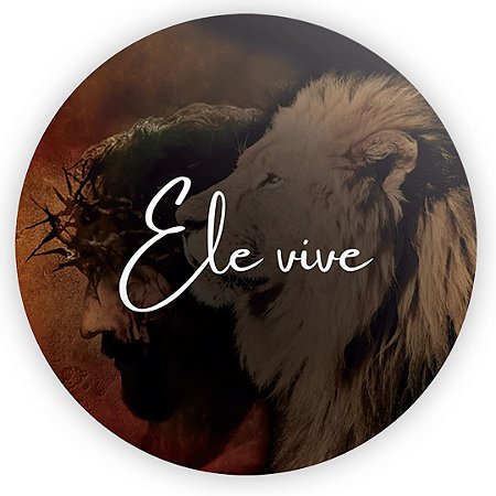 Capa Painel Redondo Sublimado - Religioso