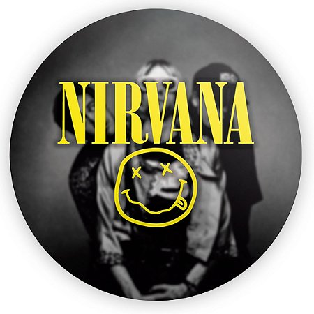 Capa Painel Redondo Sublimado - Nirvana