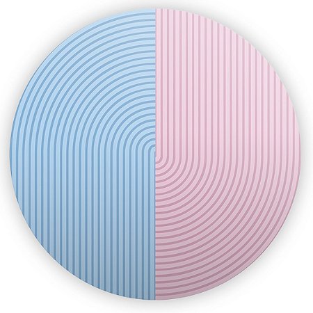 Capa Painel Redondo Sublimado - Bohos Mesclado