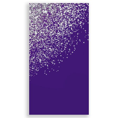 Capa Faixa Lateral Sublimado - Glitter Roxo