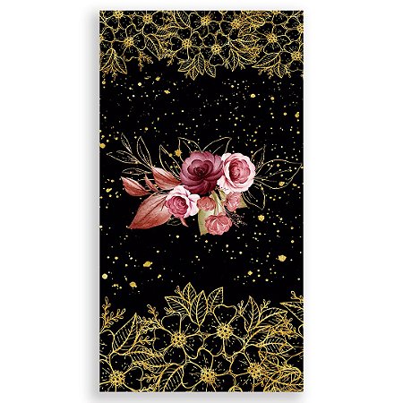 Capa Faixa Lateral Sublimado - Floral