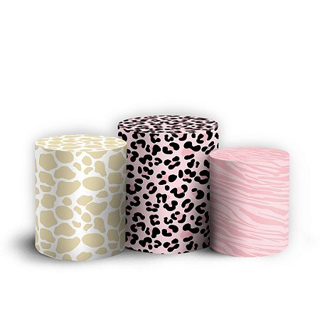 Capas Trio Cilindro Sublimado Vest Facil - Safari