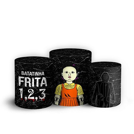 Capas Trio Cilindro Sublimado Vest Facil - Round 6