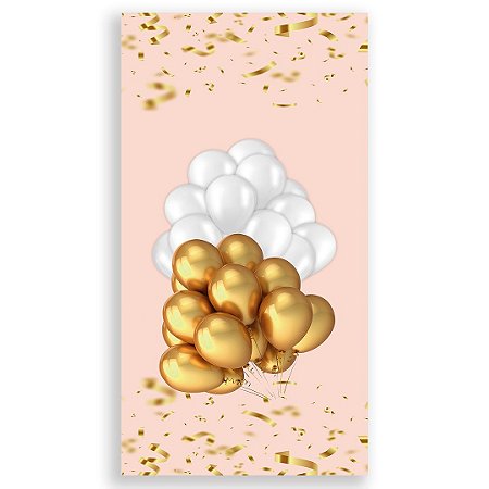 Capa Faixa Lateral Sublimado - Aniversário