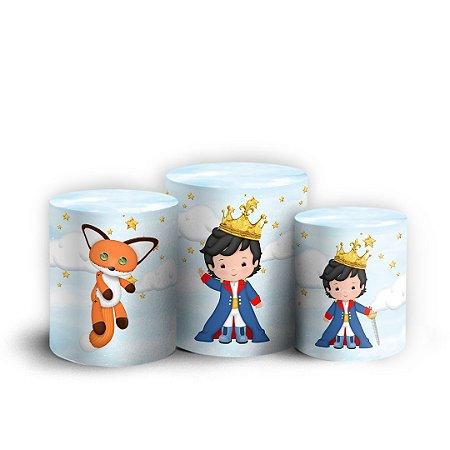 Capas Trio Cilindro Sublimado Vest Facil - O Pequeno Príncipe