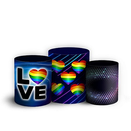 Capas Trio Cilindro Sublimado Vest Facil - Now United