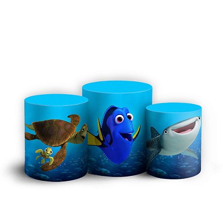 Capas Trio Cilindro Sublimado Vest Facil - Nemo