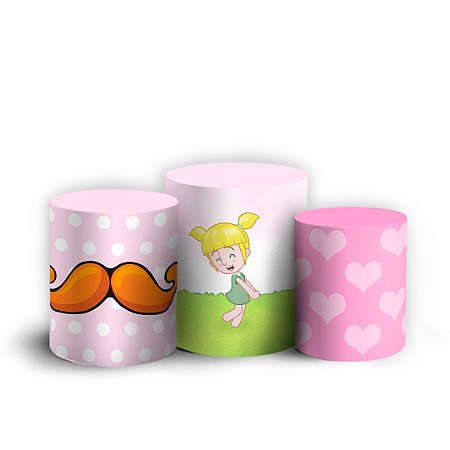 Capas Trio Cilindro Sublimado Vest Facil - Mundo Bita