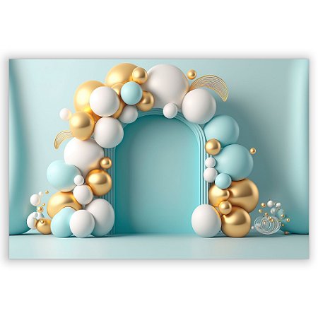 Capa Painel Retangular Sublimado - Fundo Fotografico Balao