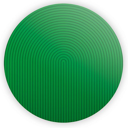 Capa Painel Redondo Sublimado - Bohos Verde
