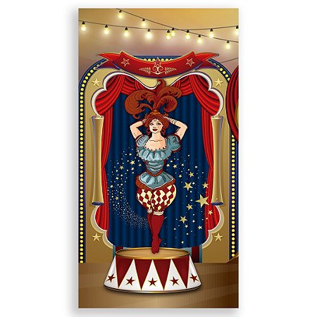 Capa Faixa Lateral Sublimado - Circo