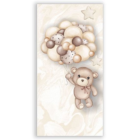 Capa Faixa Lateral Sublimado - Ursinho Baloeiro Marrom