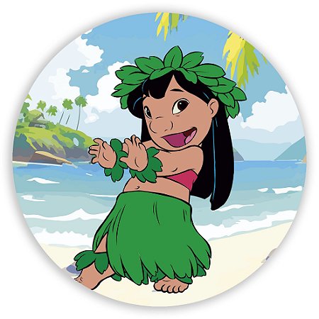 Painel Redondo - Lilo - Sublimado 3D
