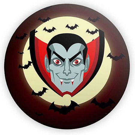 Painel Redondo - Halloween - Sublimado 3D