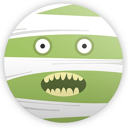 Capa Painel Redondo Sublimado - Halloween