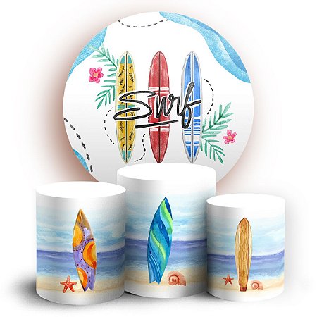 KIT Redondo e Trio - Surf - Sublimado 3D