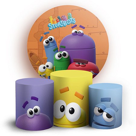 KIT Redondo e Trio - StoryBots - Sublimado 3D